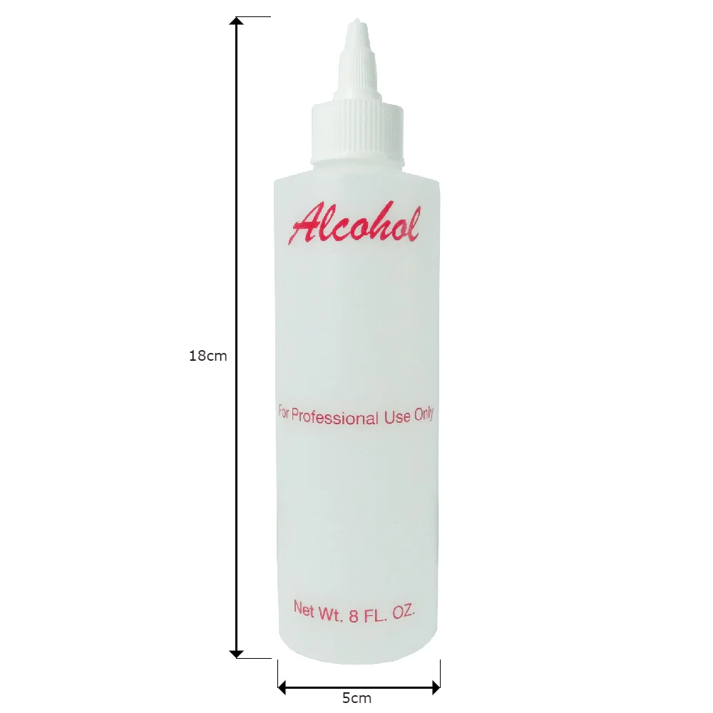 Empty Plastic Bottle Printed - Alcohol 250ml - Image 2