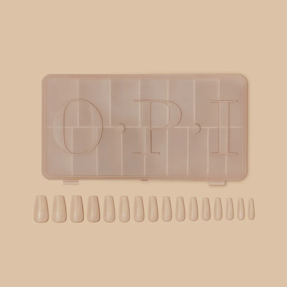 OPI GELevate Soft Gel Tips - Medium Clear Coffin - Image 3